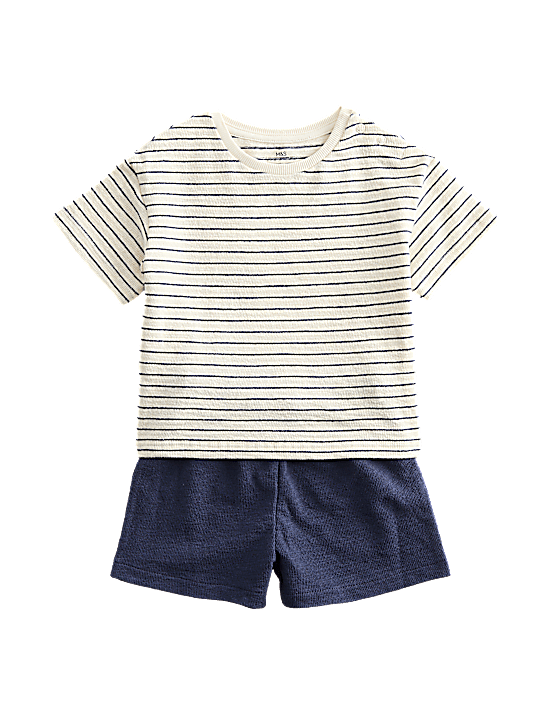 Tailored Striped Longline Waistcoat