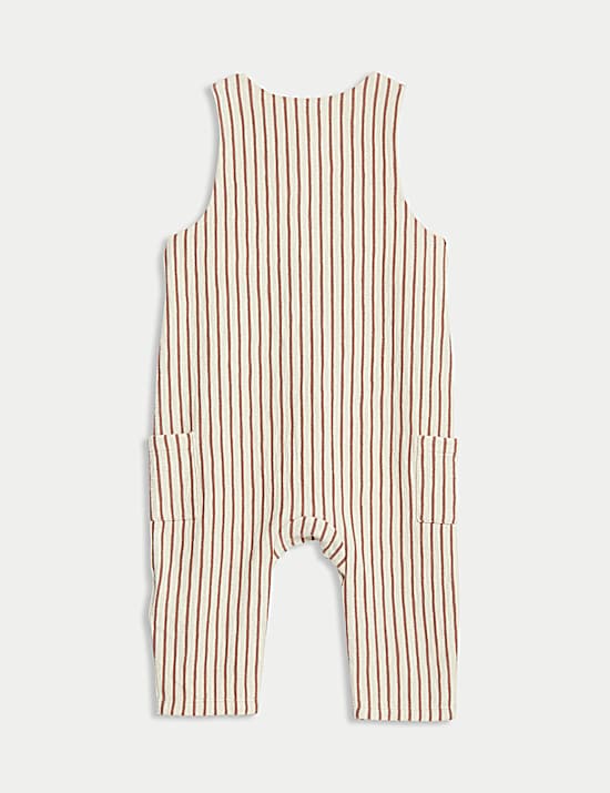 Tailored Striped Longline Waistcoat