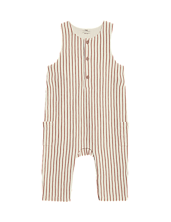 Tailored Striped Longline Waistcoat