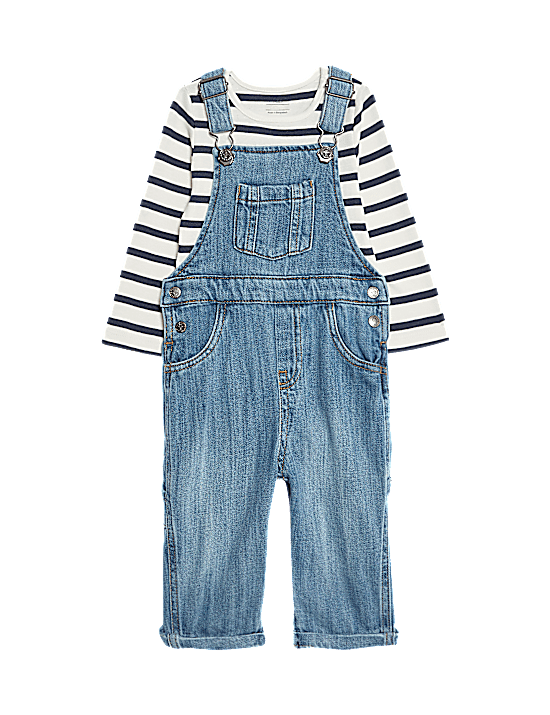 Tailored Striped Longline Waistcoat