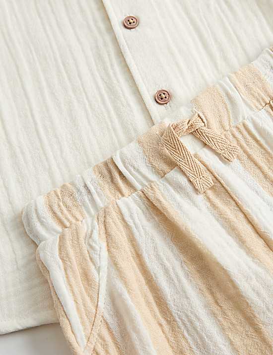 Tailored Striped Longline Waistcoat