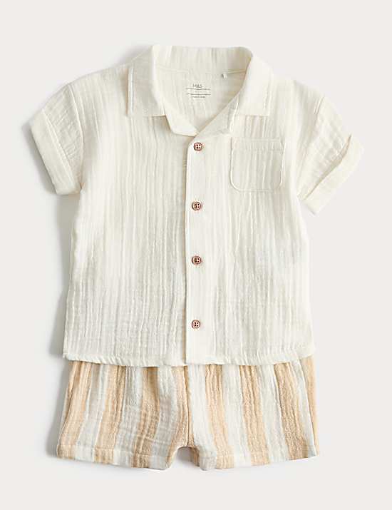 Tailored Striped Longline Waistcoat