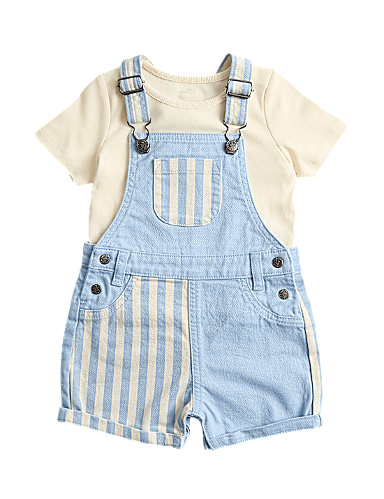 Tailored Striped Longline Waistcoat