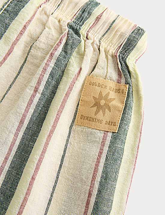 Tailored Striped Longline Waistcoat