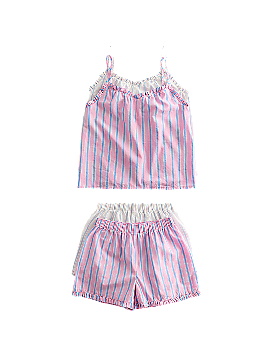 Tailored Striped Longline Waistcoat