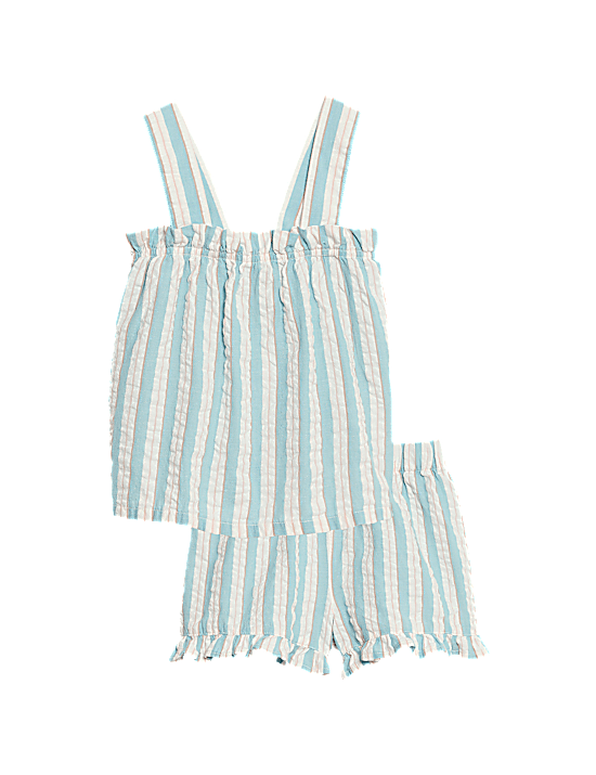 Tailored Striped Longline Waistcoat