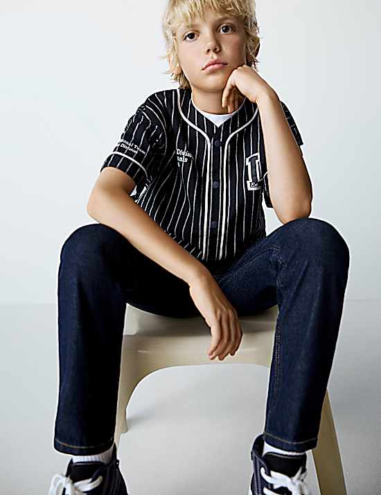 Tailored Striped Longline Waistcoat