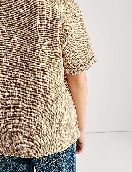 Tailored Striped Longline Waistcoat