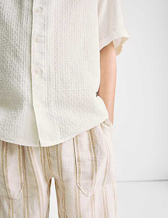 Tailored Striped Longline Waistcoat