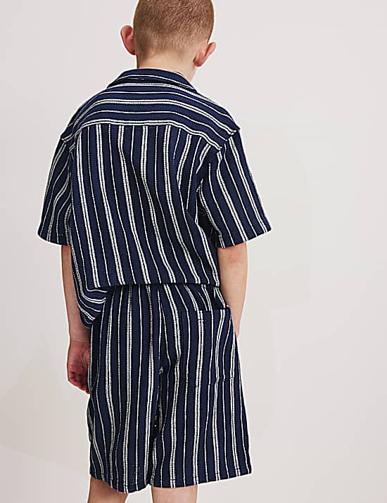 Tailored Striped Longline Waistcoat