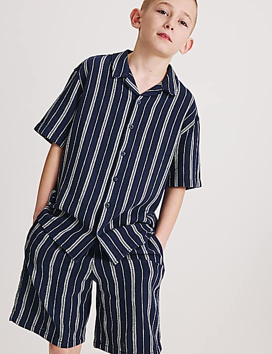 Tailored Striped Longline Waistcoat