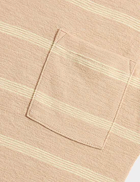 Tailored Striped Longline Waistcoat