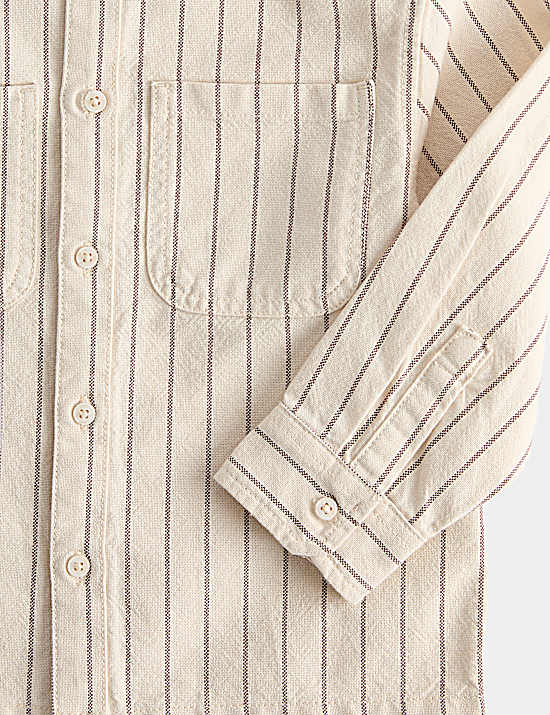 Tailored Striped Longline Waistcoat