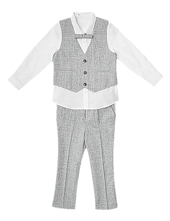 Tailored Striped Longline Waistcoat