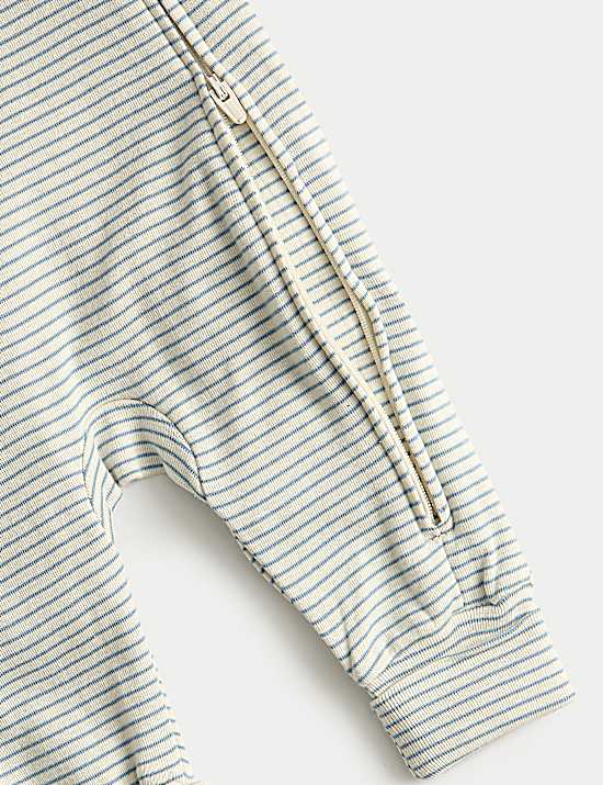 Tailored Striped Longline Waistcoat