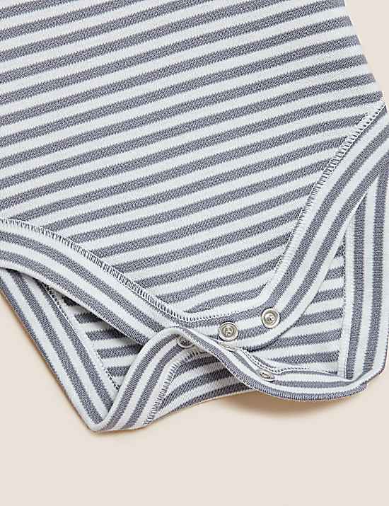 Tailored Striped Longline Waistcoat