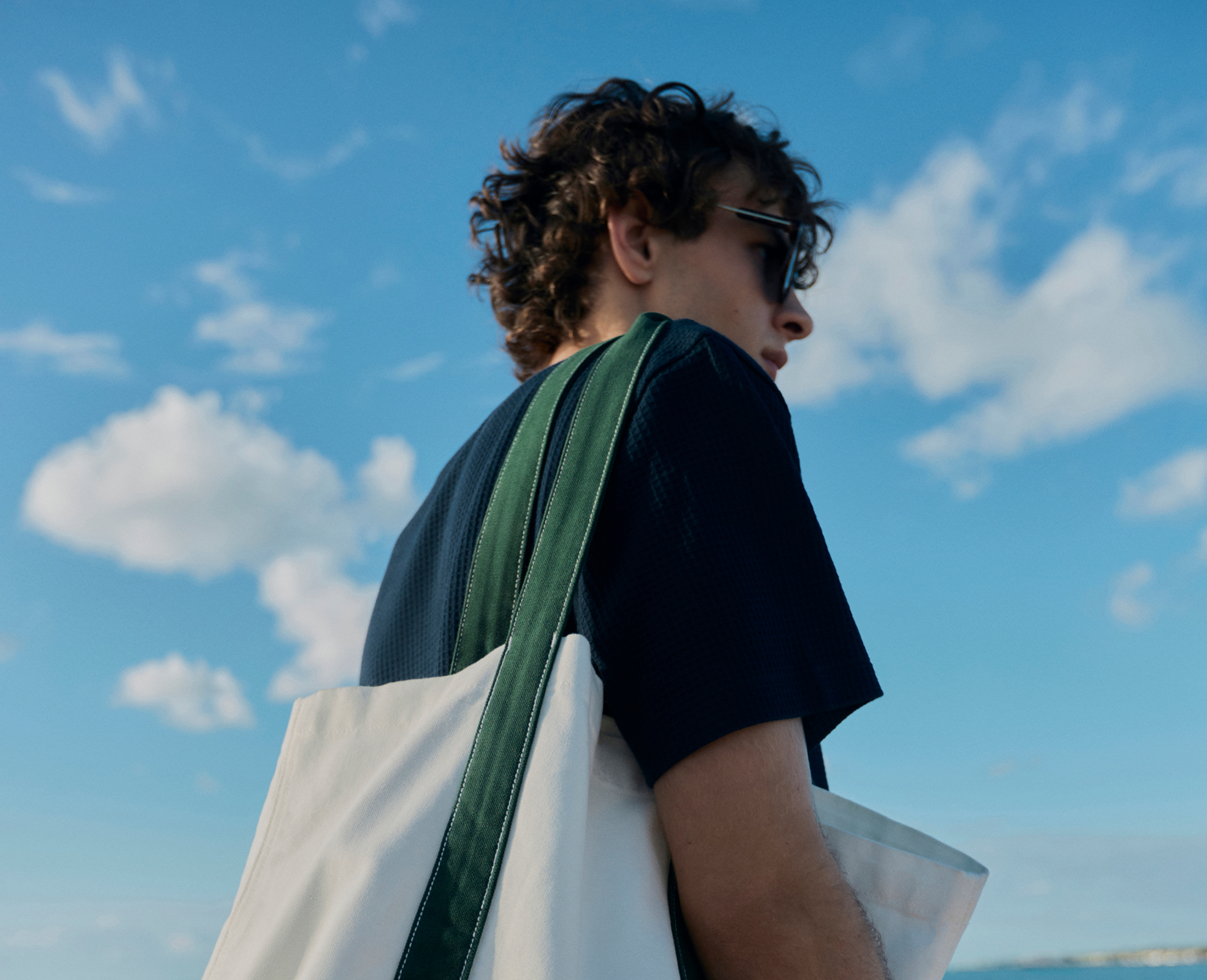 Person looking at a scenic view