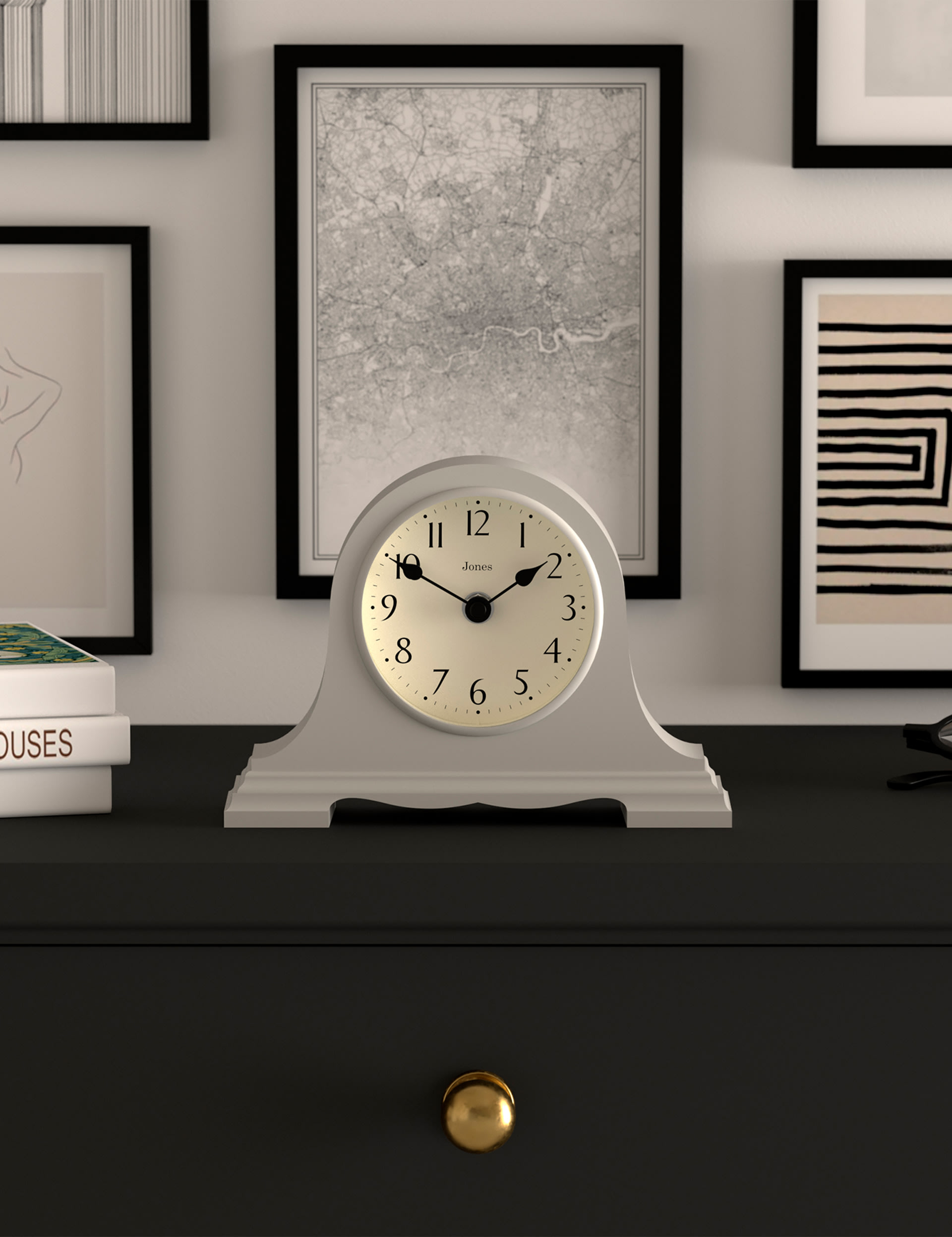 Speakeasy Mantel Clock Jones Clocks M&S