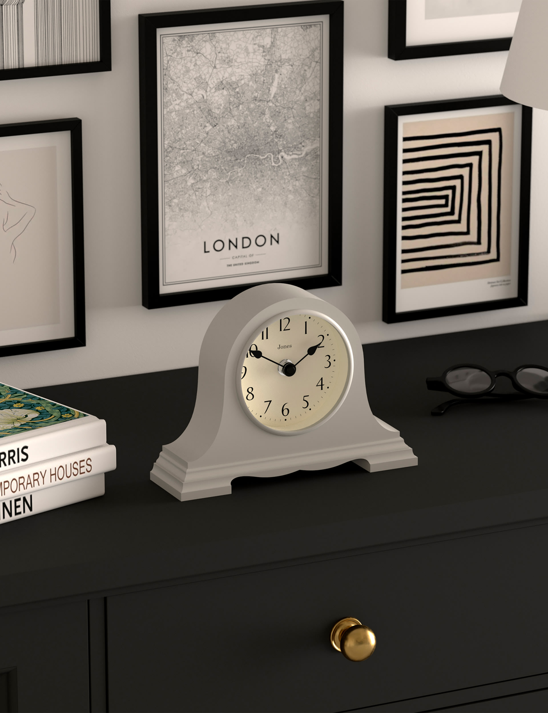 Speakeasy Mantel Clock Jones Clocks M&S