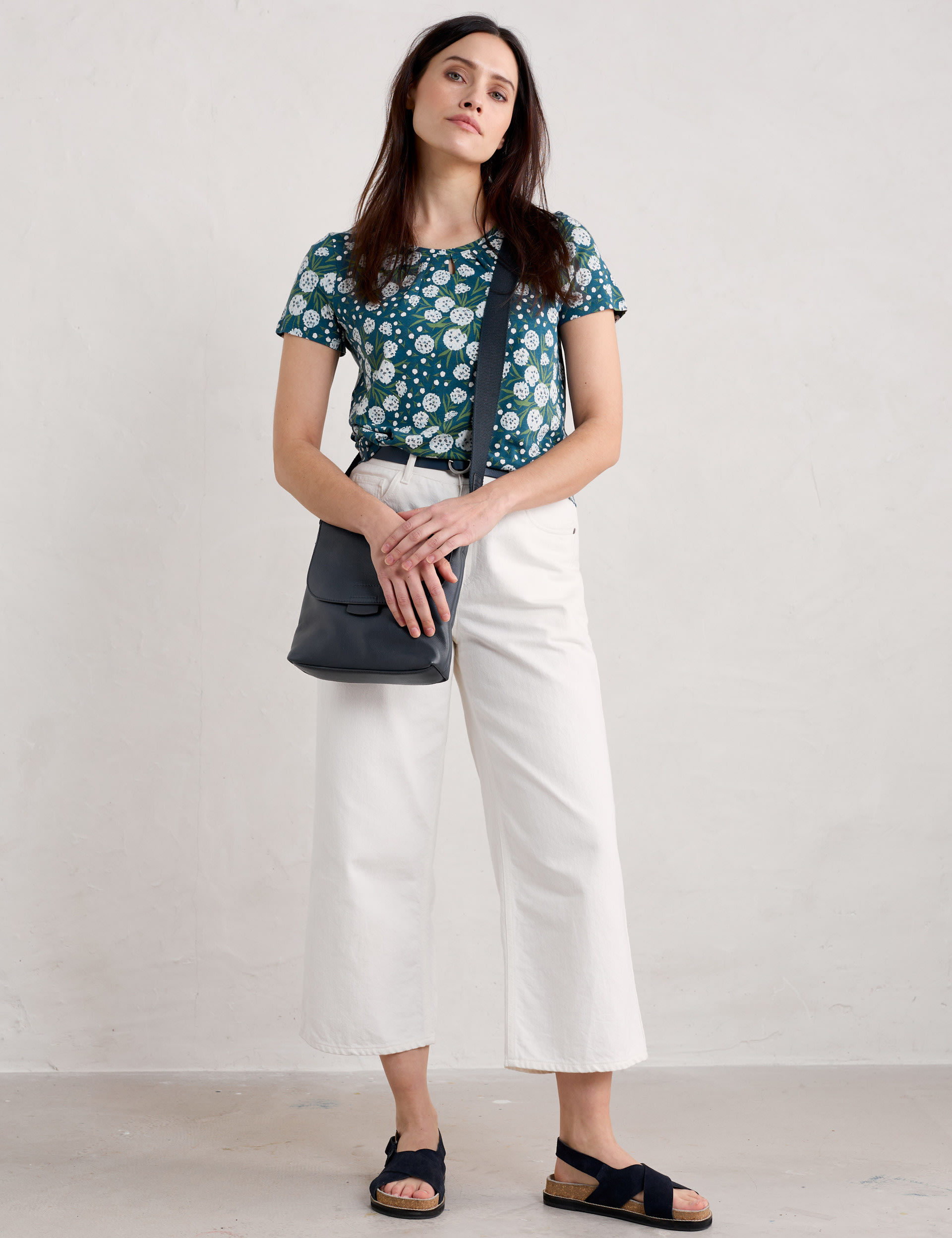 Pure Cotton Floral T-Shirt | Seasalt Cornwall | M&S