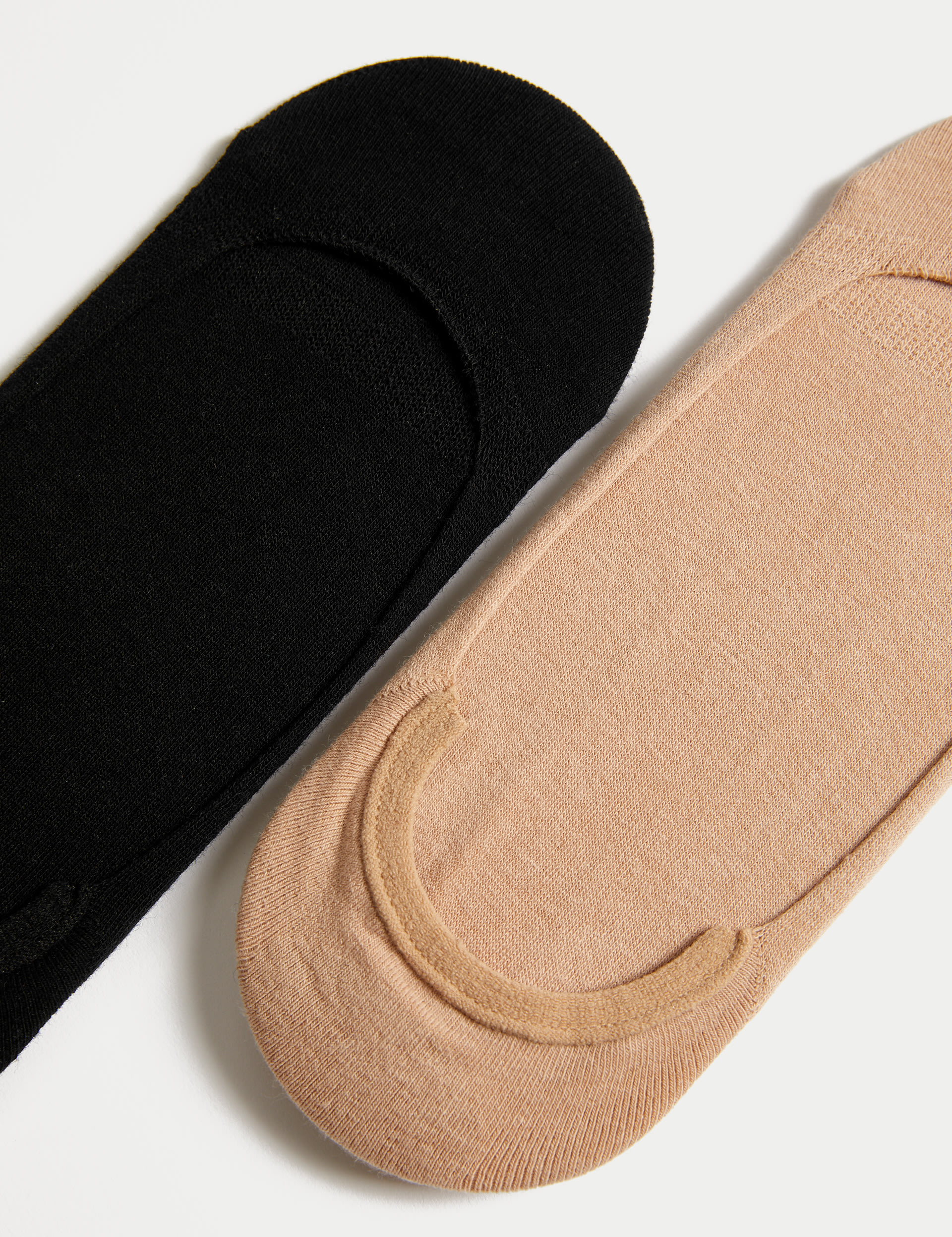 2pk Cotton Rich Sheer Low Cut Footsies | M&S Collection | M&S