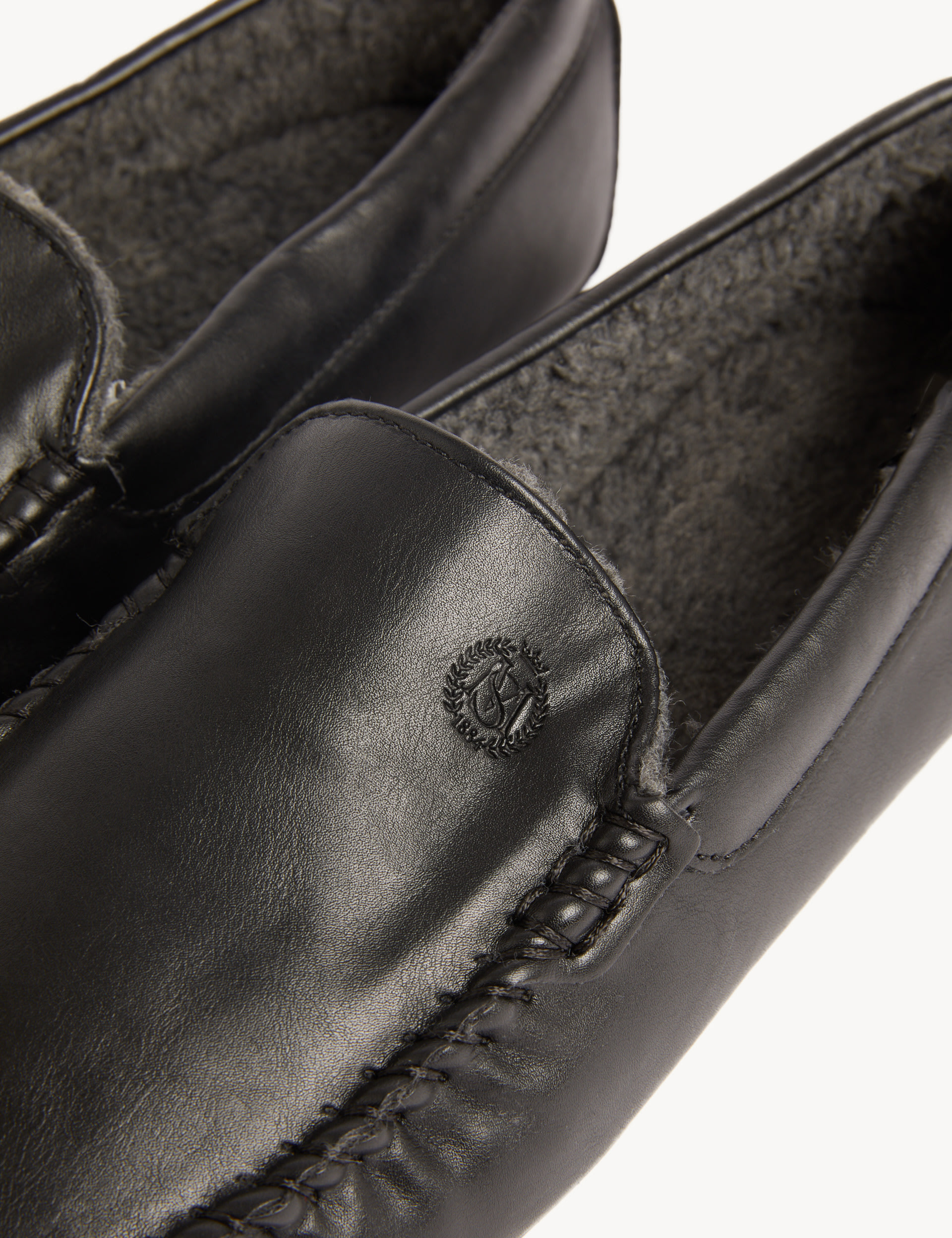 marks and spencer mens moccasin slippers