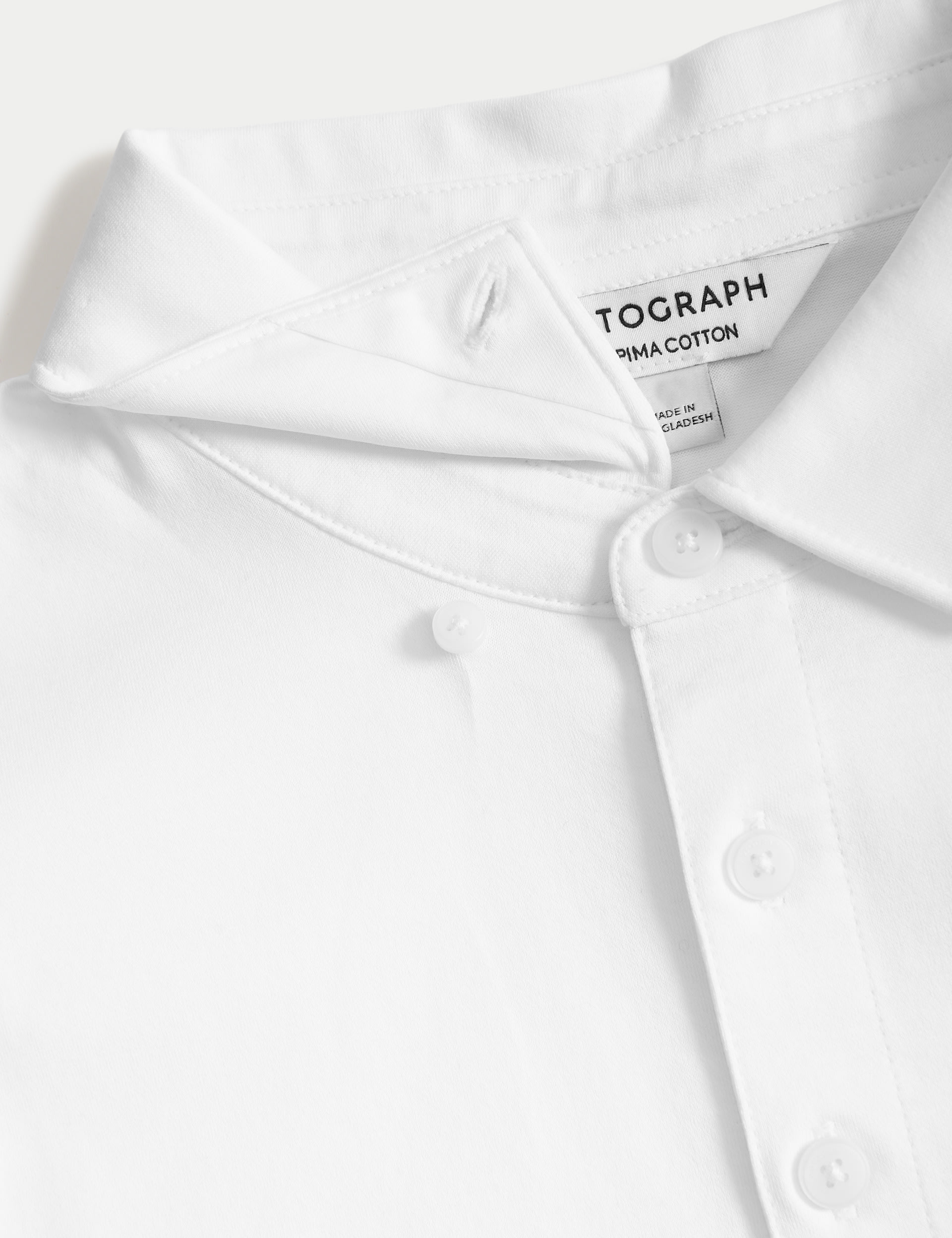 Pure Supima® Cotton Long Sleeve Polo Shirt | Autograph | M&S