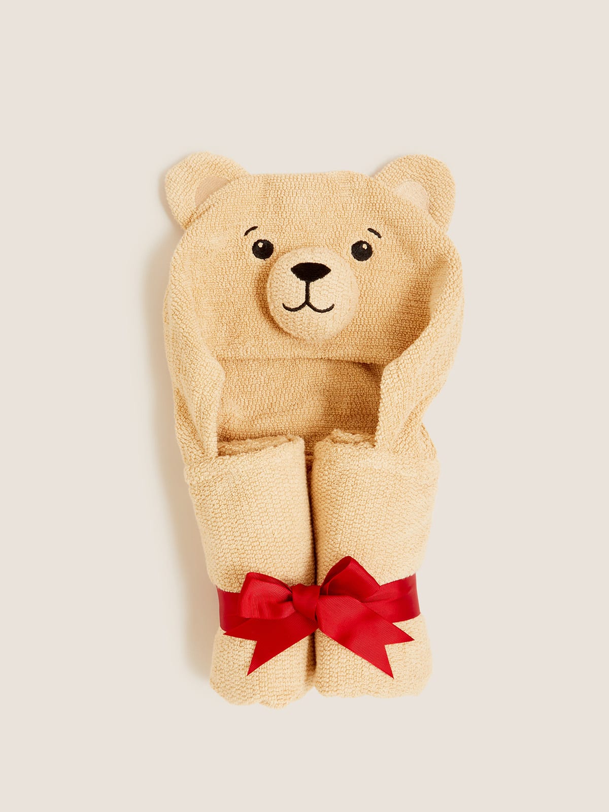 Spencer Bear hooded baby towel. Shop now