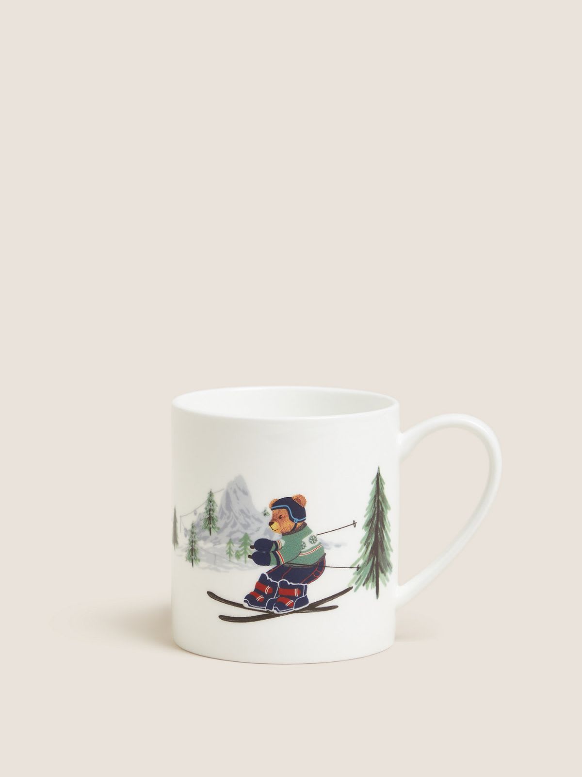 Spencer Bear Christmas mug. Shop now