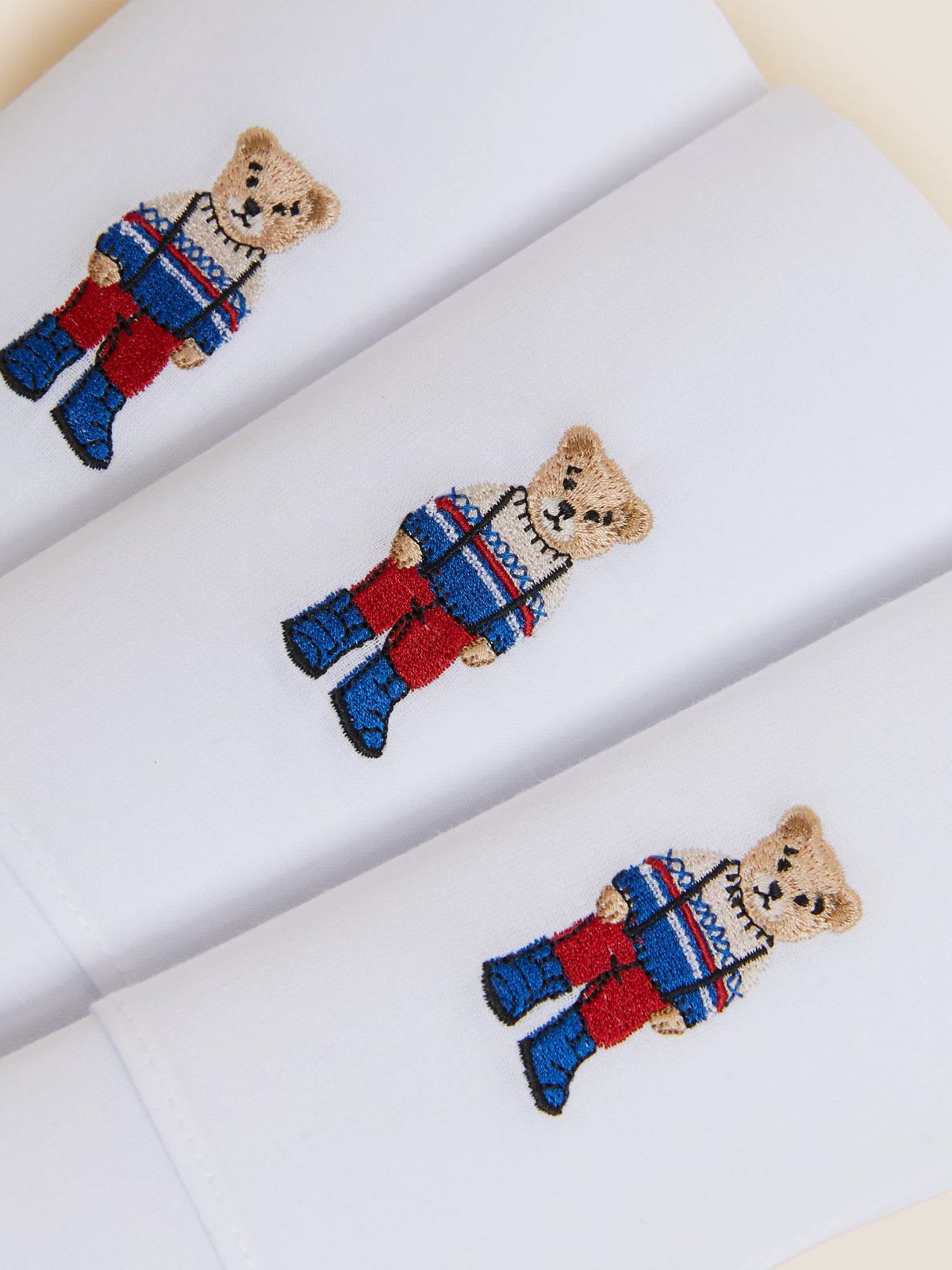 Spencer Bear handkerchiefs. Shop now