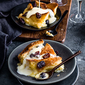 Bread and butter pudding
