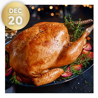 Fresh turkeys