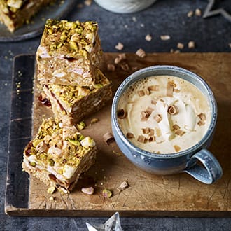 Golden blond fridge cake