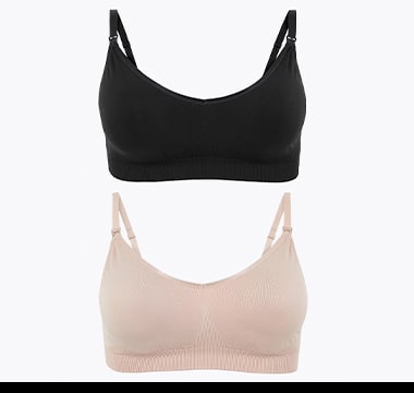 Two nursing bras
