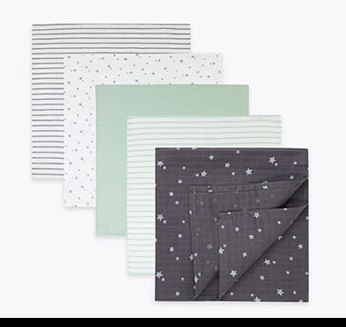 Pack of cotton muslins
