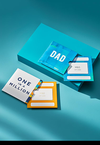 A selection of gifts cards for Father’s Day. Shop gift cards