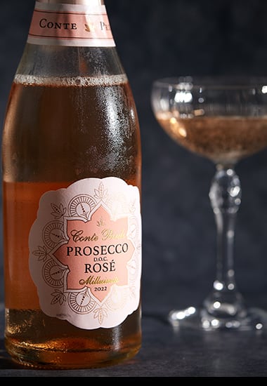 Rosé prosecco and chocolates gift set. Shop now