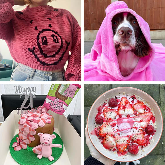 Percy Pig community snaps