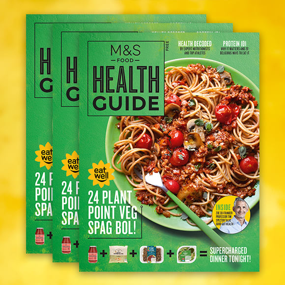 Front cover of the M&S 2024 health guide