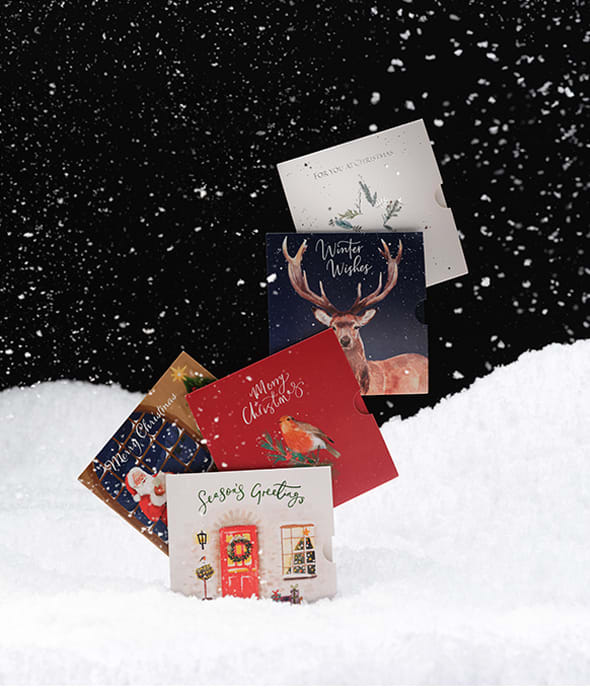A selection of gift cards