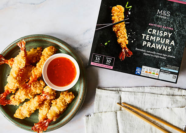 Frozen Crispy Tempura Prawns