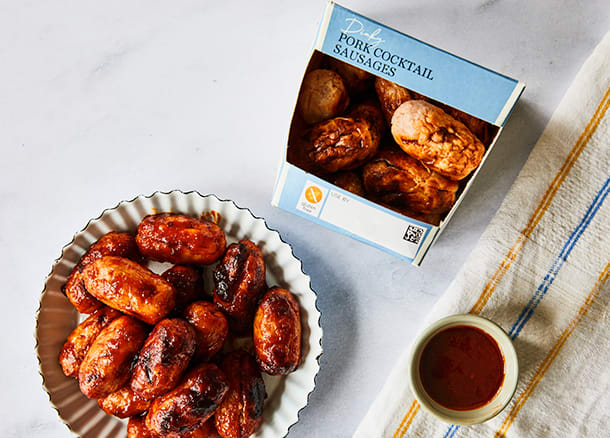 Dinky Pork Cocktail Sausages