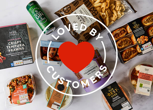 A selection of picky tea food products