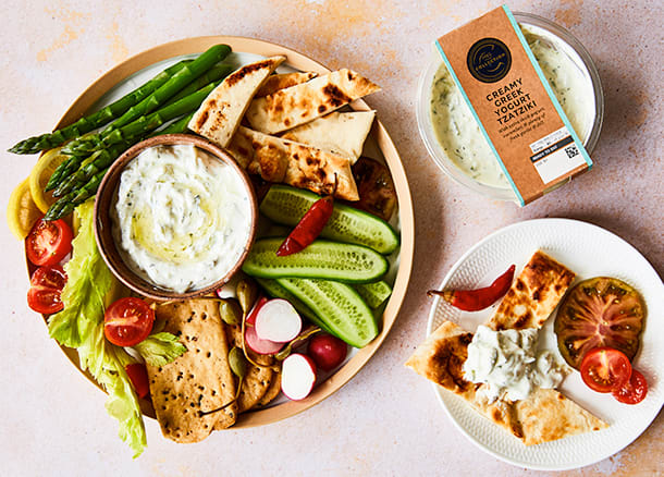 Collection creamy tzatziki