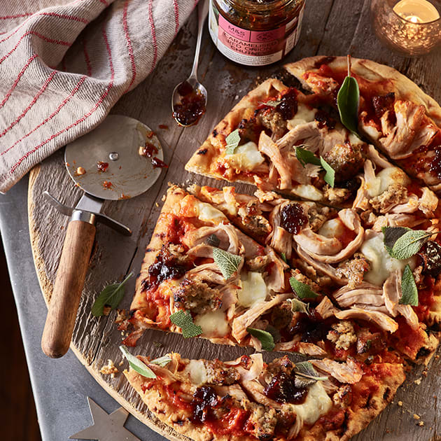 Christmas pizza
