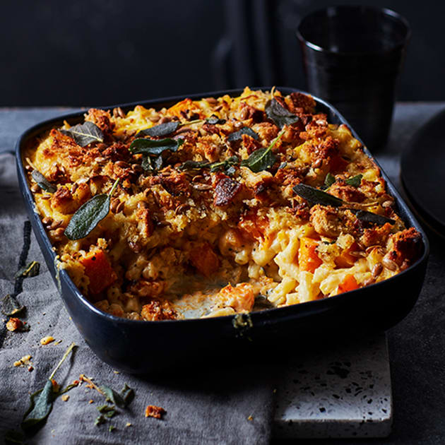 	
Tom Kerridge’s creamy butternut squash pasta bake