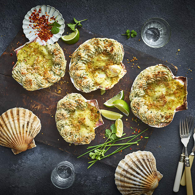 Tony Singh's coquille St Jacques a la pondicherry