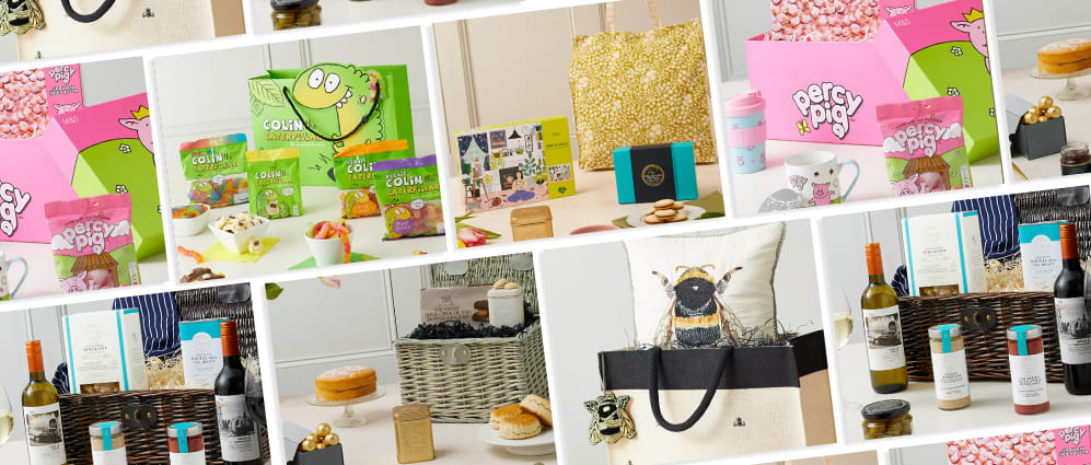 A selection of M&S hampers