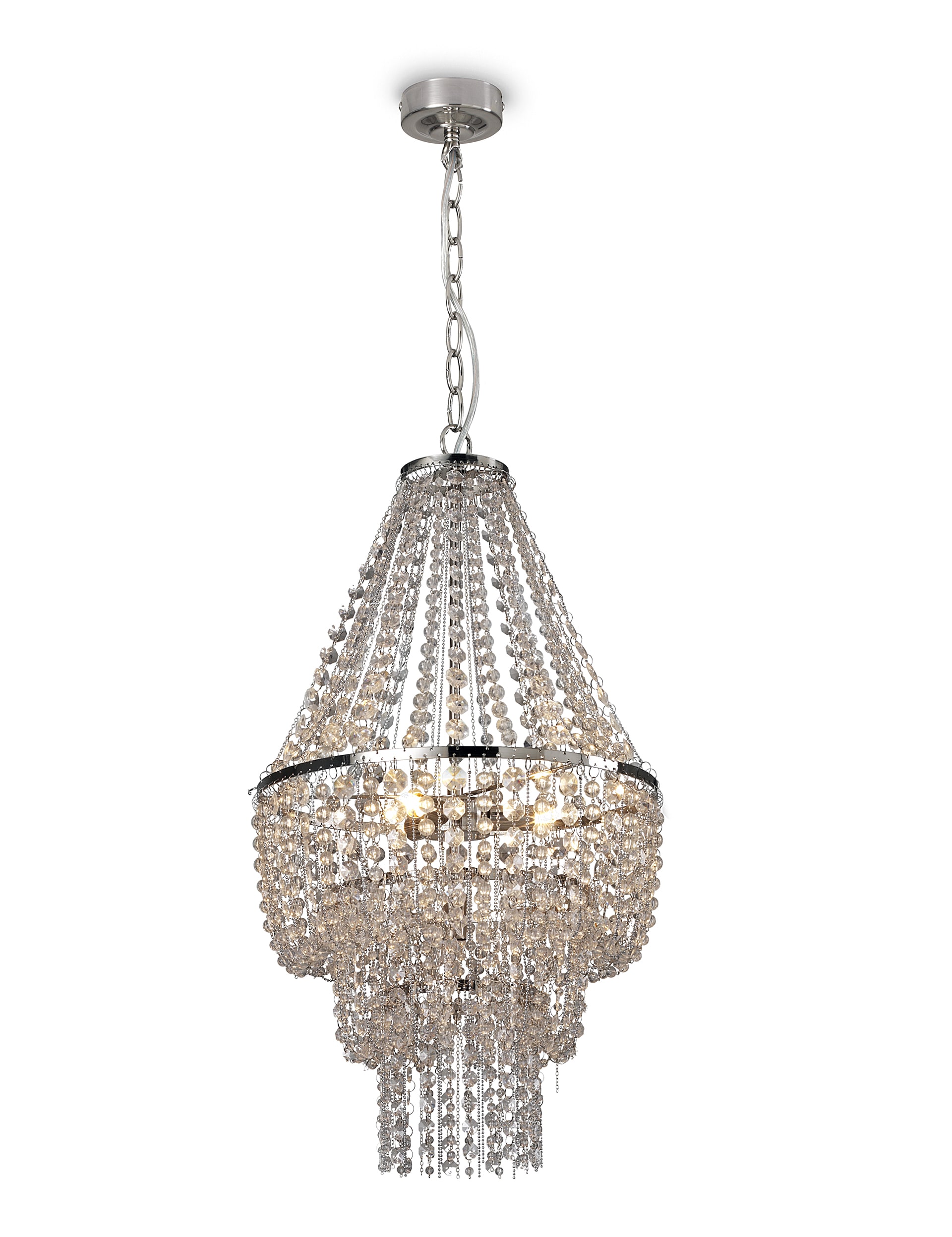 4 Tier Beaded Theater Chandelier Image 2 of 3