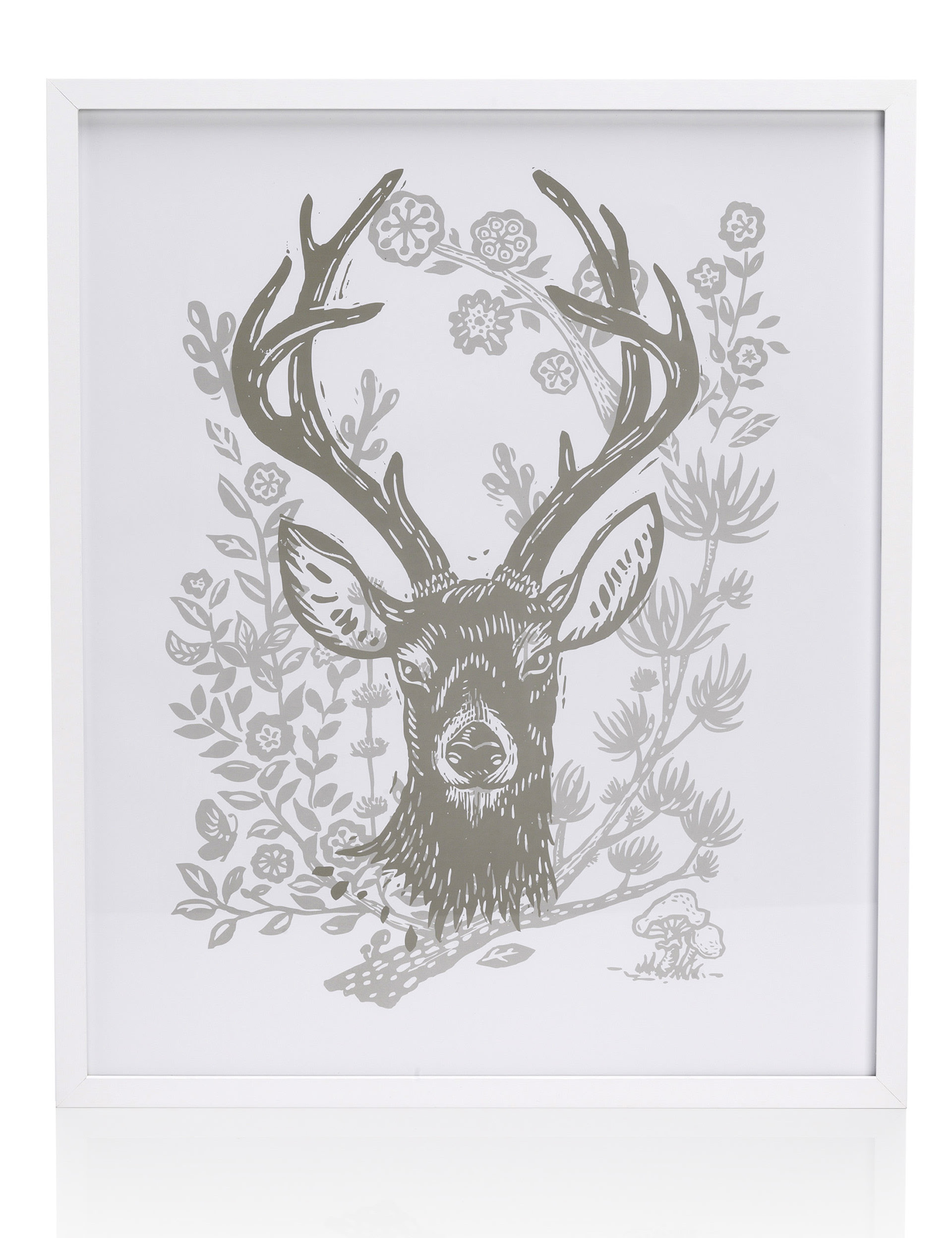 Stag Frame Wall Art Image 1 of 1